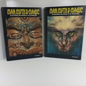 Man Myth  & Magic an Illustrated Encyclopedia of Supernatural Volume 1 &2 -1970